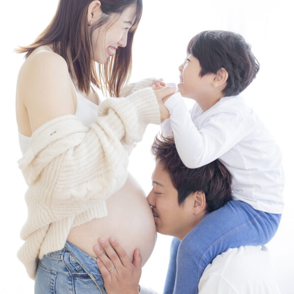 山形市のスタジオヨシダラボで撮影したマタニティフォト